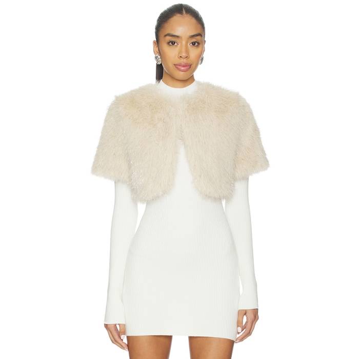 Unreal Fur 【 Wings Bolero Women Caramel 】 レディース