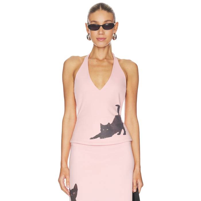 Tyler Mcgillivary 【 Collector Halter Top Women Pink 】 レディース pink ピンク｜スニケス 26,000円