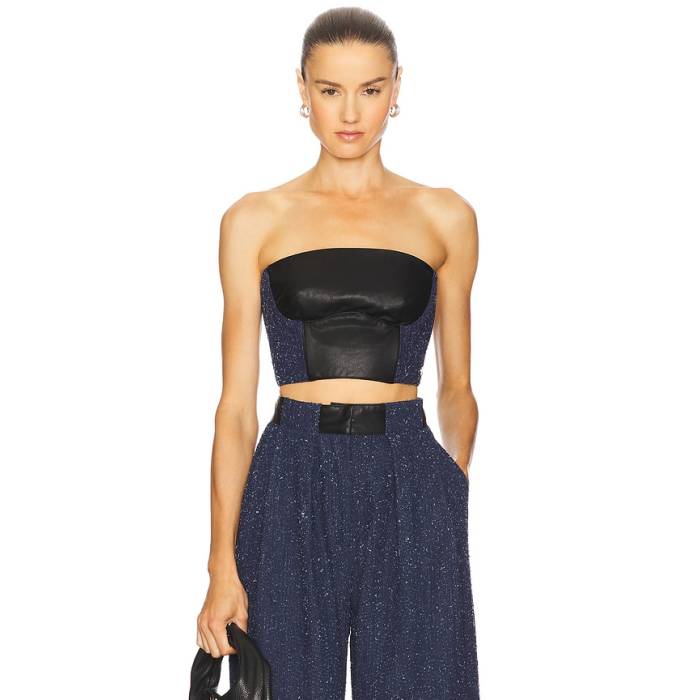 サビーナムサエフ Sabina Musayev 【 Bree Top Women Dark Blue 】 レディース 青味 青み