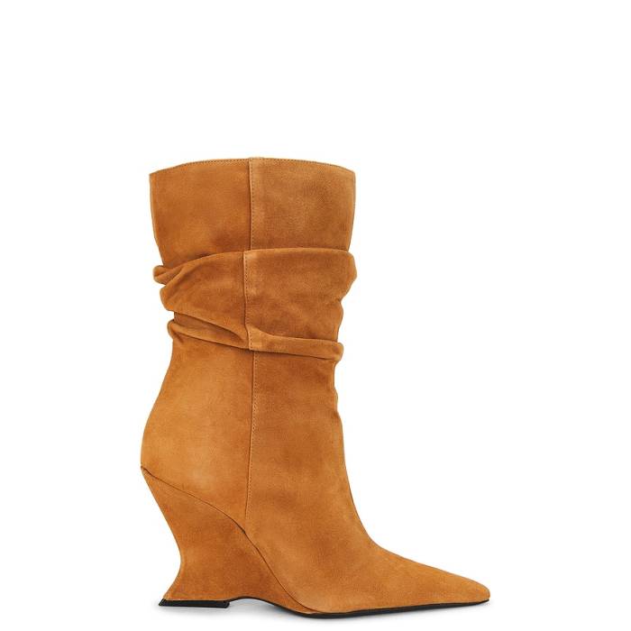 シュッツ Schutz 【 Siena Slouch Boot Women Wood 】 ブーツ レディース 靴-ブーツ