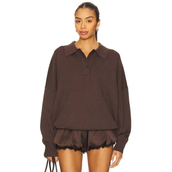 Seroya 【 Vespen Sweater Women Slate Brown 】 トレーナー レディース 茶色 ブラウン｜スニケス