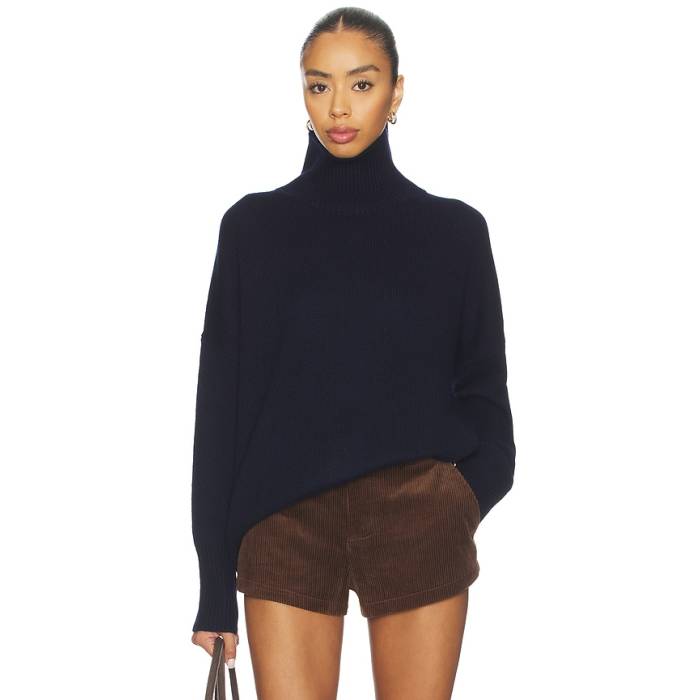 Lisa Yang 【 Heidi Sweater Women Deep Navy 】 調教師 レディース ディープ 紺色 米国海軍
