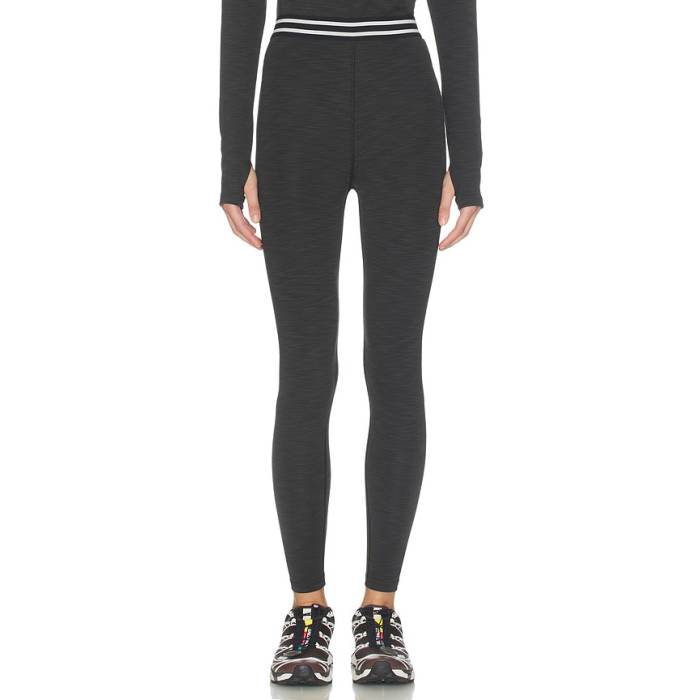 Splits59 【 Bailey High Waist Active Rib 7/8 Legging Women Heather Graphite 】 ご機嫌 レディース heather ギョリュウモドキ