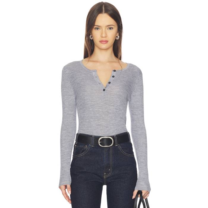 ニリ ロータン Nili Lotan 【 Klarise Sweater Women Medium Grey Melange 】 トレーナー レディース 灰色 グレー|スニケス