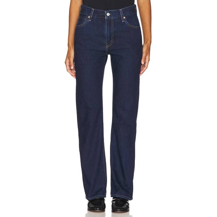 リーヴァイズジーンズ Levi\u0027s 【 Plank Straight Wide Jeans Women Stems 】 デニム レディース