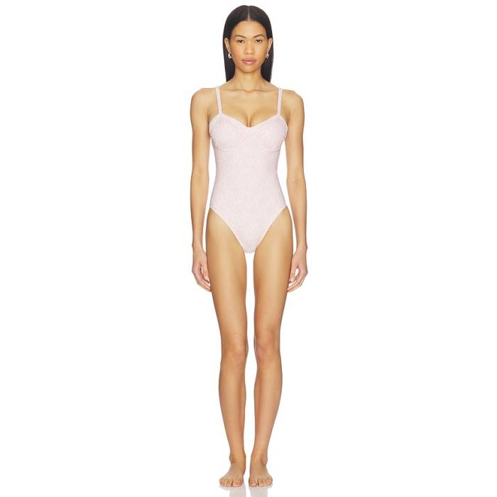 Loveshackfancy 【 Brooksie Swimsuit Women Chantilly 】 海水着 レディース
