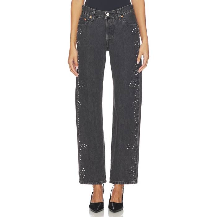 リーヴァイズジーンズ Levi\u0027s 【 501 \u002790S Jeans Women Bejeweled 】 デニム レディース