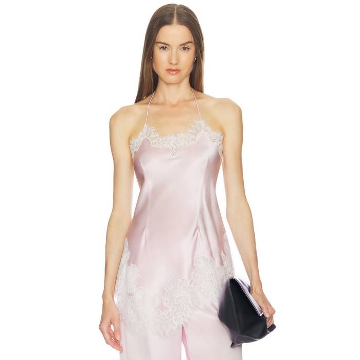 Srg 【 Harlow Silk Top Women Blush \u0026Amp; White 】 レディース 白いこと 白いこと