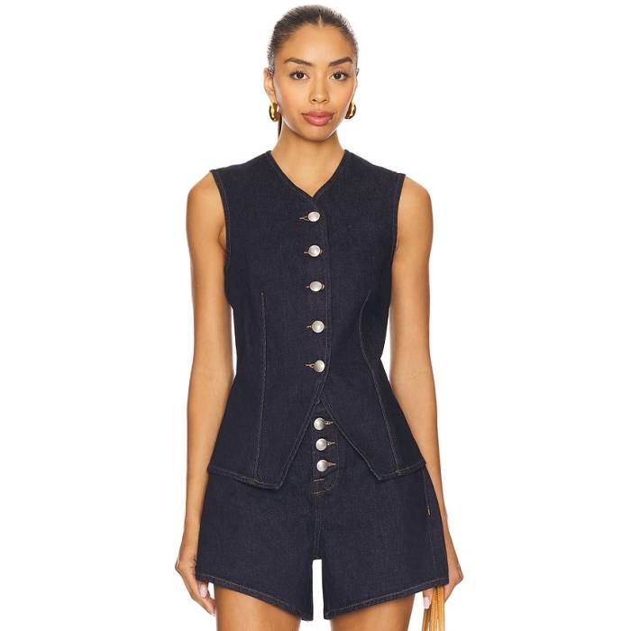 セブンフォーオールマンカインド 7 For All Mankind 【 Lady Vest Women Smoove 】 限りない レディース