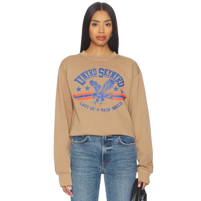 Philcos 【 Lynyrd Skynyrd Blue Eagle Sweatshirt Unisex Sand 】 青み 青色 汗水 調教師 ユニ一発やる 砂色・沙子