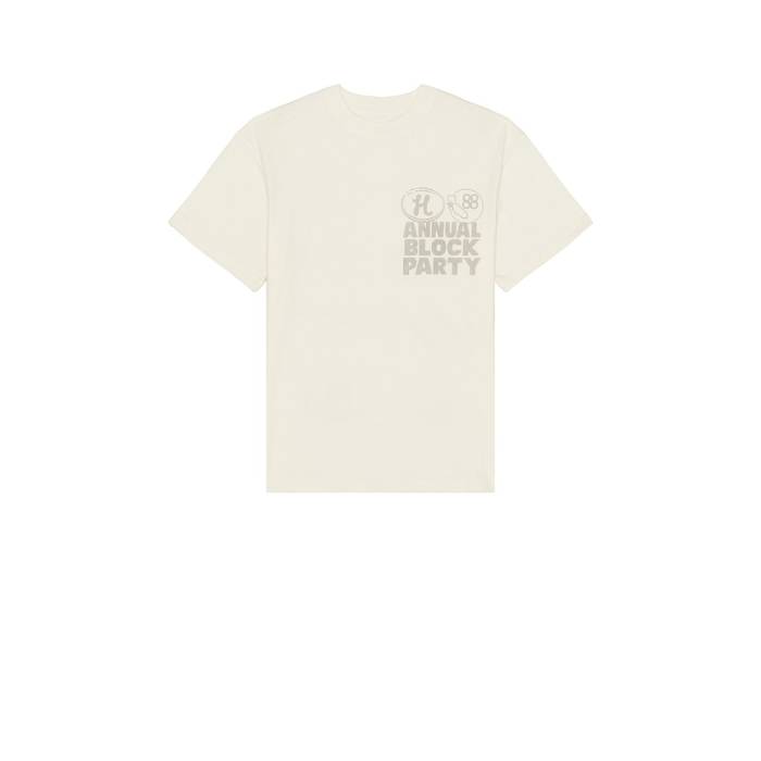 Honor The Gift 【 Annual Block Party Tee Men Bone 】 ティーシャツ メンズ