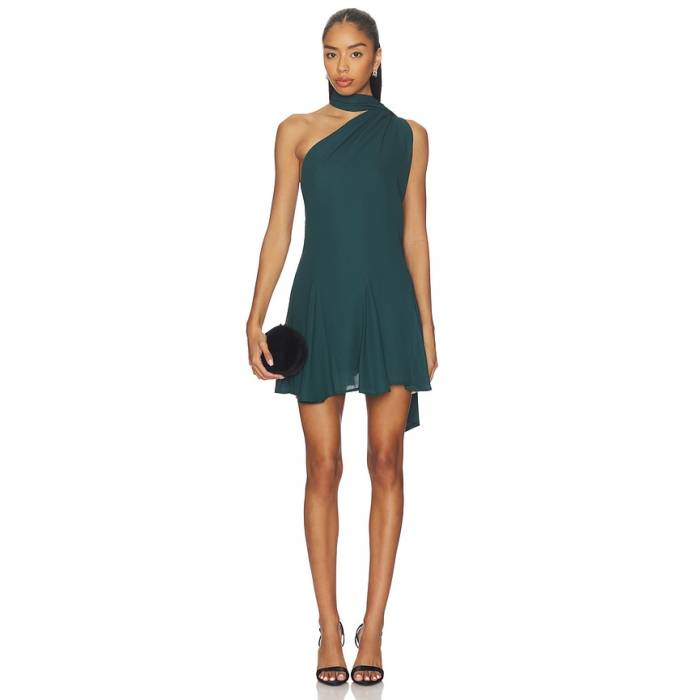 Baobab 【 Ari Mini Dress Women Forest Green 】 お召しもの レディース フォレスト green 緑・緑であること ドレス-レディースファッション