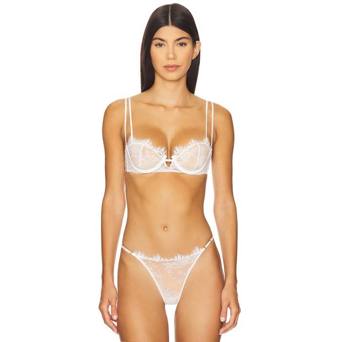 キキ ド モンパルナス Kiki De Montparnasse 【 Jolie Balconette Bra Women Ivory 】 レディース 象牙色