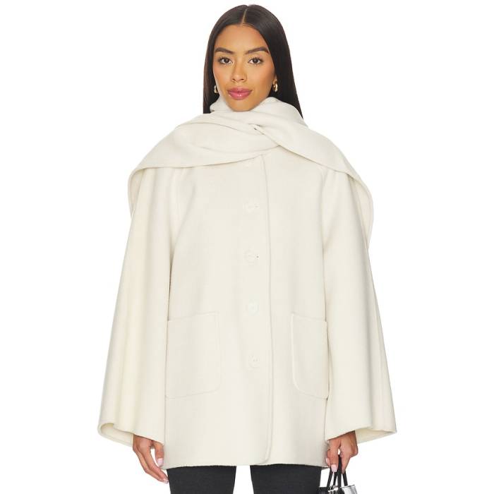 Lamarque 【 Anca Coat Women Winter White 】 レディース ウィンター 白色 ホワイト｜スニケス