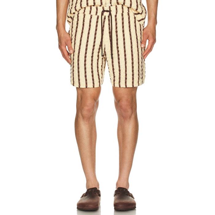 Oas 【 Tartufo Porto Waffle Shorts Men Multi 】 ワッフル ショーツ メンズ｜スニケス