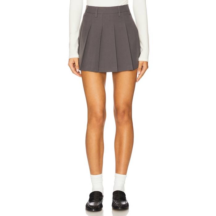 スティーブマデン Steve Madden 【 Margo Skirt Women Grey Heather 】 レディース 灰色 グレー heather ヘザー|スニケス