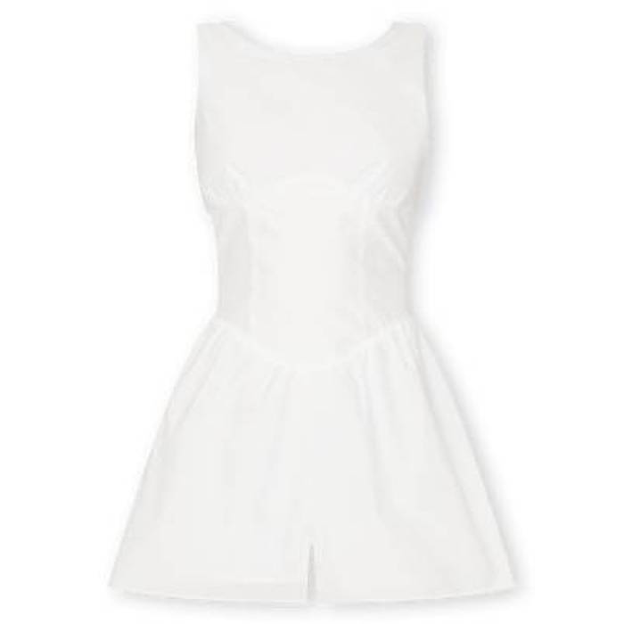 アマンダアプリチャード Amanda Uprichard 【 Bellini Romper Women White 】 ロンパース レディース 白いこと 白いこと