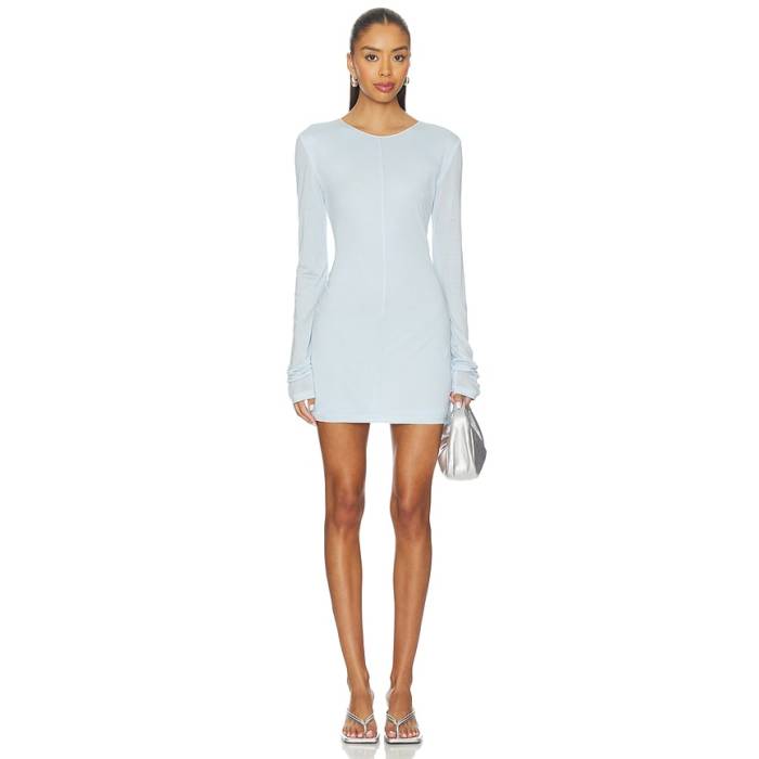 With Jean 【 Kenny Dress Women Baby Blue 】 ドレス レディース 青色 ブルー｜スニケス