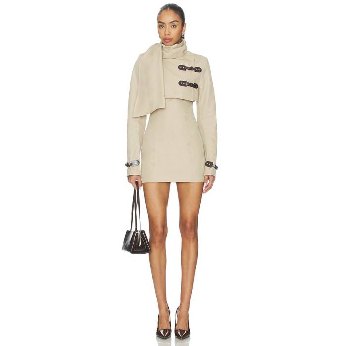 Lovers And Friends 【 Florence Mini Dress Women Light Tan 】 お召しもの レディース