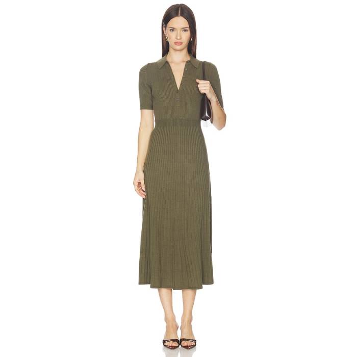 ページ Paige 【 Mathilda Dress Women Olive 】 お召しもの レディース olive オリーブ