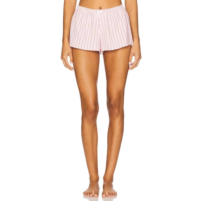 For Love \u0026 Lemons 【 Mindy Boxer Short Women Pink 】 レディース pink サクラ色