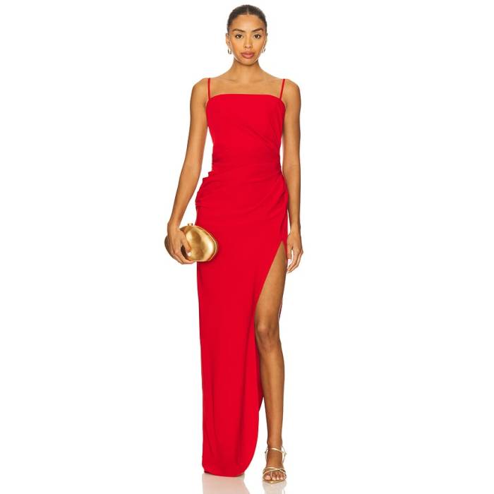 Lovers And Friends 【 Sabrina Gown Women Red 】 レディース Red 赤・レッド