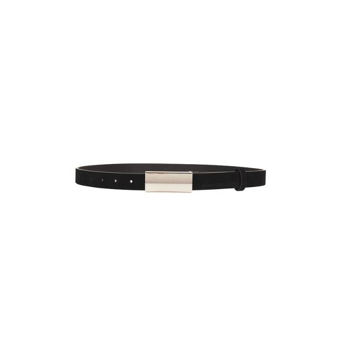 Black Suede Studio 【 City Belt Women Black &Amp; Silver 】 シティ ベルト レディース 黒色 ブラック Silver 銀色・シルバー｜スニケス