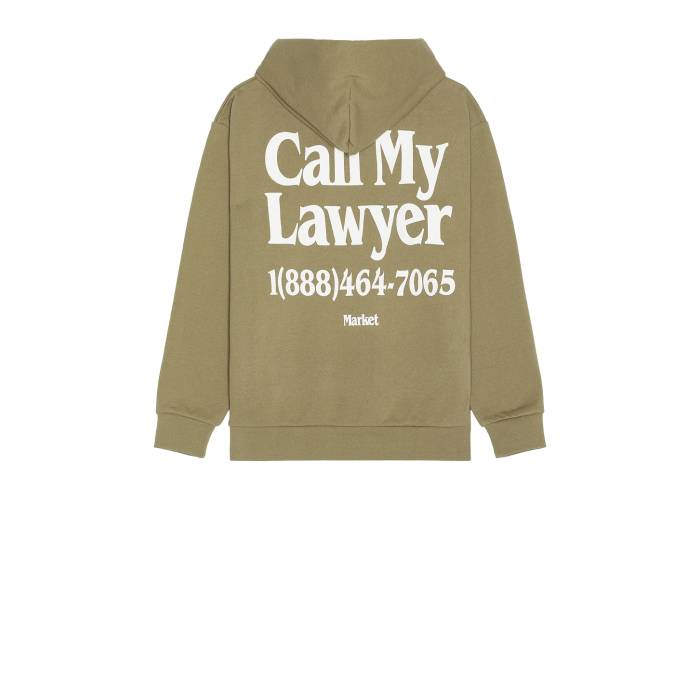 Market 【 Call My Lawyer Hoodie Men Kelp 】 フーディー パーカー メンズファッション トップス パーカー メンズ