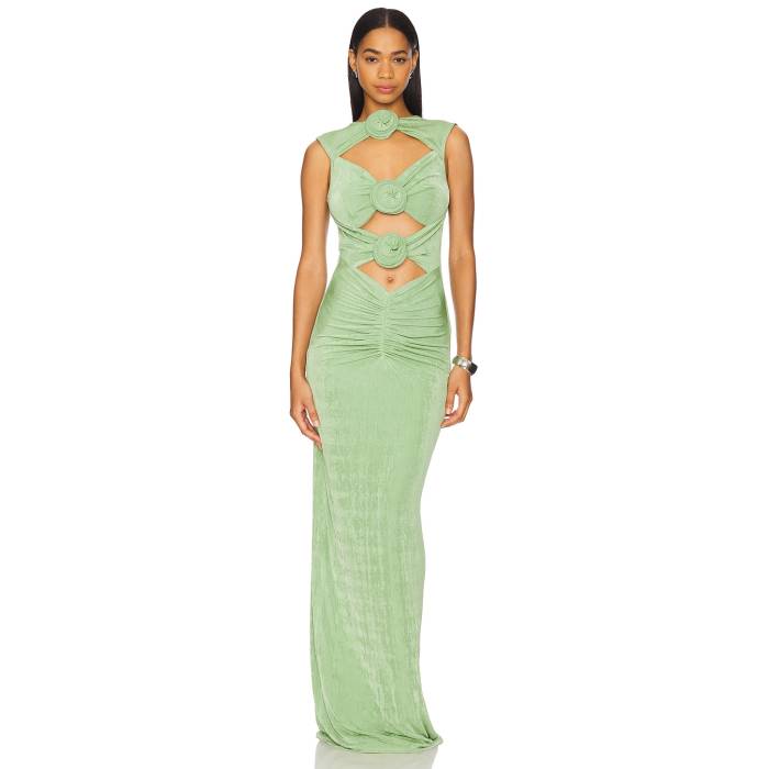 Marianna Senchina 【 Tender Maxi Dress Women Green 】 ドレス レディース green 緑・グリーン|スニケス