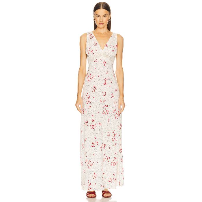 L'academie 【 By Marianna Hallie Maxi Dress Women Suki Cherry Abstract 】 ドレス レディースファッション ドレス レディース