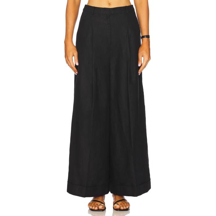 フェイスフルザブランド Faithfull The Brand 【 Clove Trouser Women Black 】 レディース 黒いこと 黒いこと