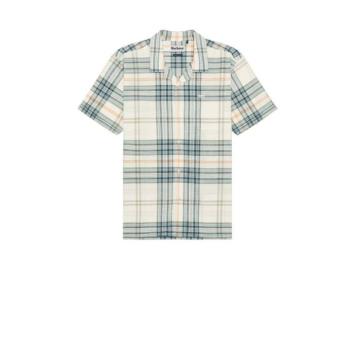 バブアー Barbour 【 Berryfell Summer Fit Shirt Men Whisper White 】 Summer サマー メンズファッション トップス カジュアルシャツ メンズ 白色 ホワイト