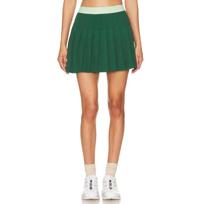 The Upside 【 Oxford Sloan Skirt In Green Women Fern 】 オックスフォード green 緑・グリーン レディースファッション ボトムス スカート レディース