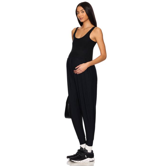 ビヨンドヨガ Beyond Yoga 【 Spacedye Grow In Comfort Maternity Jumpsuit Women Darkest Night 】 飛び降りる背広 レディース ナイト爵