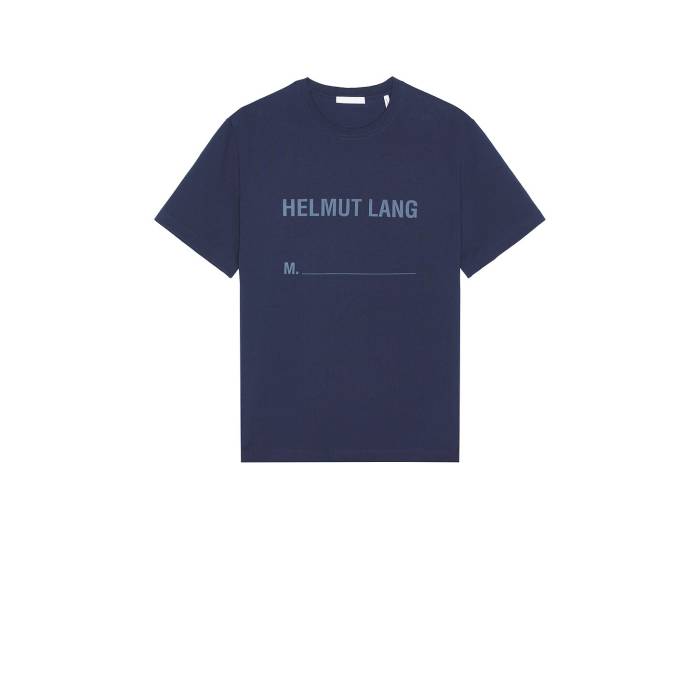 ヘルムートラング Helmut Lang 【 Stamped Tee Men Indigo 】 Tシャツ メンズファッション トップス Tシャツ カットソー メンズ 藍色・インディゴ