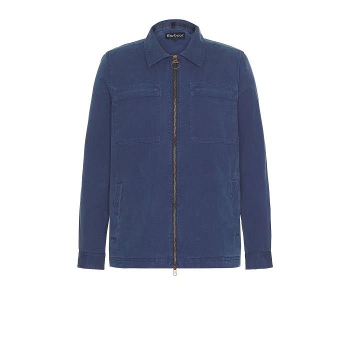 バブアー Barbour 【 Glendale Overshirt Men Oceana 】 メンズ|スニケス