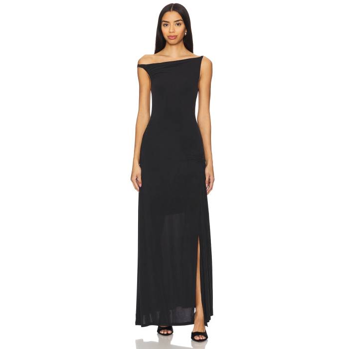 Peachy Den 【 Kylie Maxi Dress Women Graphite 】 ドレス レディースファッション ドレス レディース