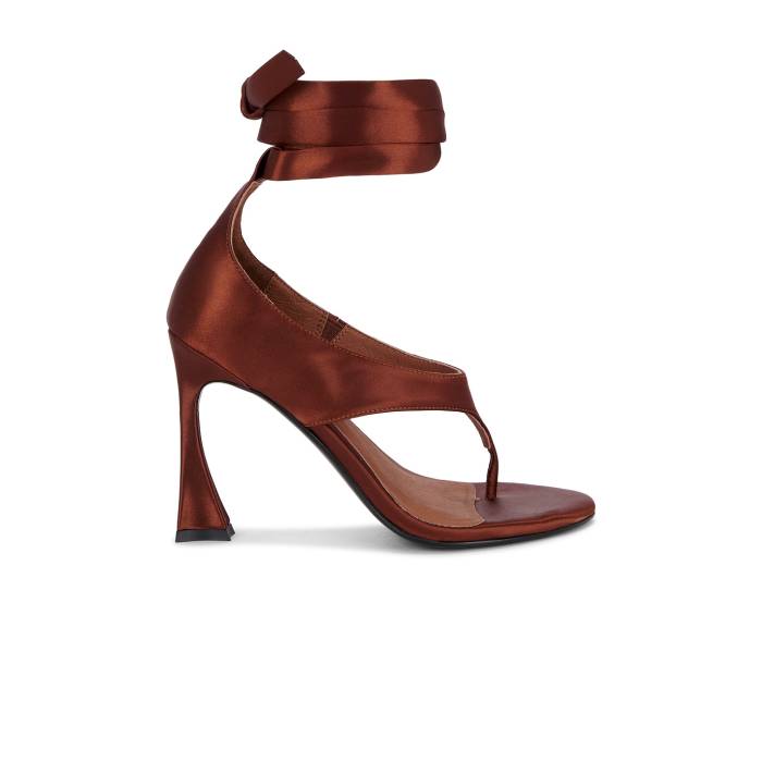 ジェフリーキャンベル Jeffrey Campbell 【 Ysabela-R Sandal Women Brown Satin 】 靴 レディース靴 その他 レディース 茶色 ブラウン サテン