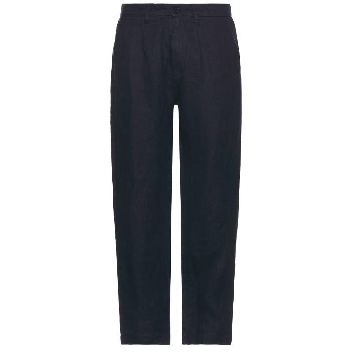 Far Afield 【 Ryder Trouser Men Navy Iris Washed Linen 】 メンズファッション ズボン パンツ メンズ 紺色 ネイビー