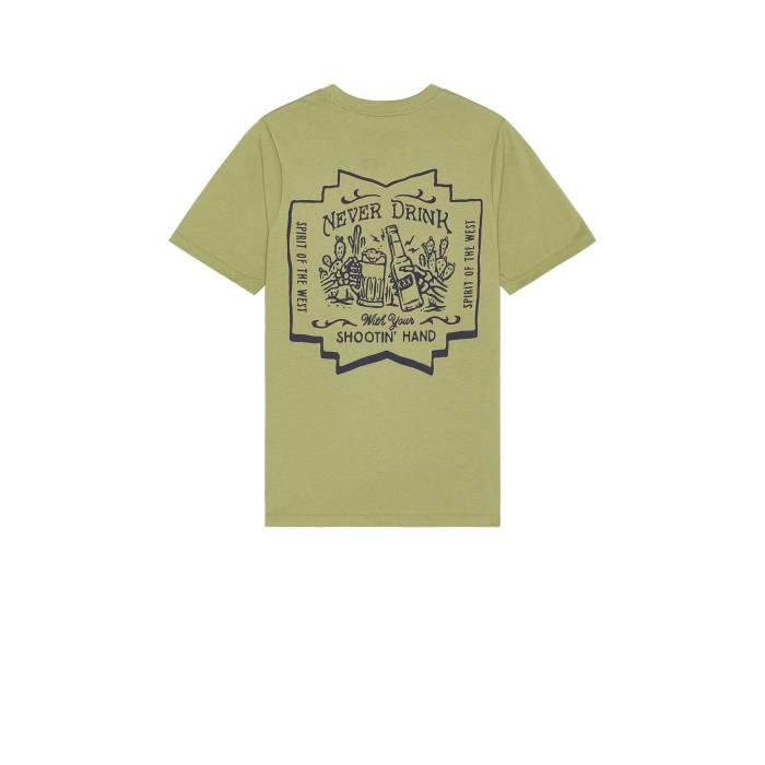 Sendero Provisions Co. 【 Shootin' Hand Salud T-Shirt Men Sage 】 Tシャツ メンズファッション トップス Tシャツ カットソー メンズ