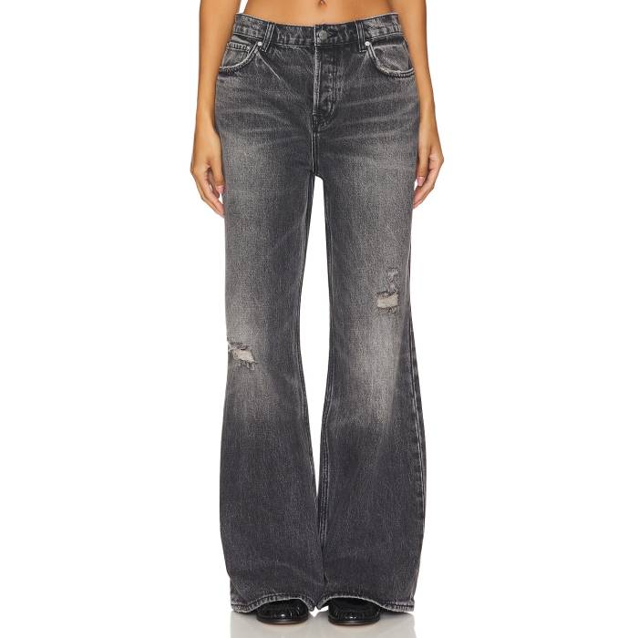 Grlfrnd 【 Jade Low Rise Relaxed Flare Jeans Women Phantom 】 翡翆・ジェード ライズ デニム レディース