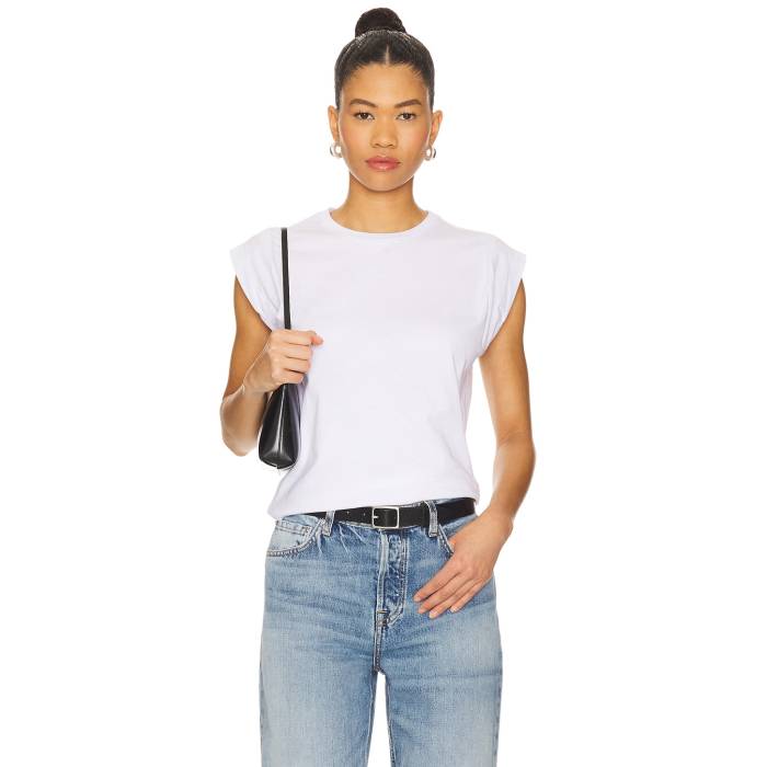 Grlfrnd 【 Muscle Tee Women White 】 Tシャツ レディースファッション トップス その他 レディース 白色 ホワイト