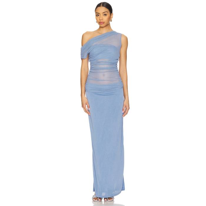 Sovere 【 Thea Mesh Dress Women Cornflower 】 ドレス レディースファッション ドレス レディース