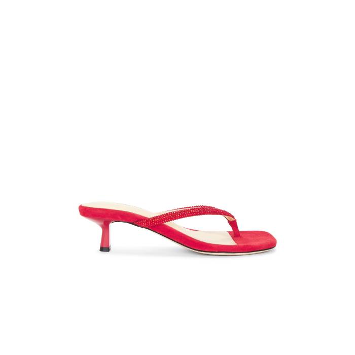 L'agence 【 Hortense Sandal Women Red Suede 】 靴 レディース靴 サンダル その他 レディース Red 赤・レッド スエード・スウェード