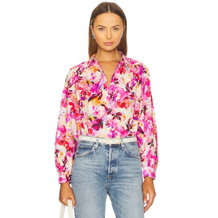 ウラ・ジョンソン Ulla Johnson 【 Tahlia Blouse Women Azalea 】 レディース