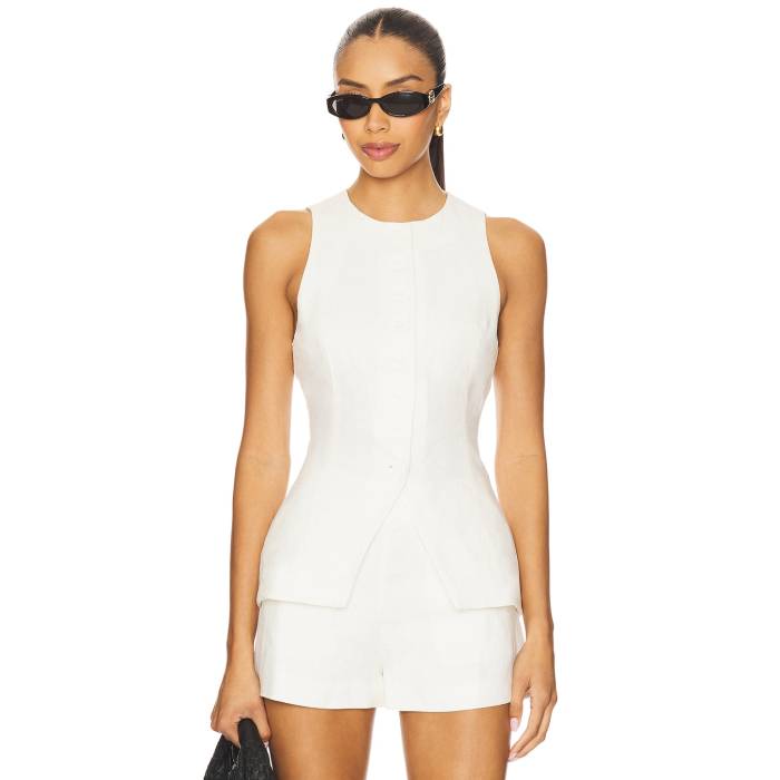 フェイスフルザブランド Faithfull The Brand 【 Seema Top Women White 】 レディースファッション トップス タンクトップ レディース 白色 ホワイト 32,955円