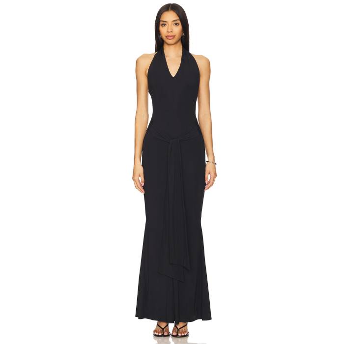 Superdown 【 Sylvie Maxi Dress Women Black 】 シルビア ドレス レディース 黒色 ブラック