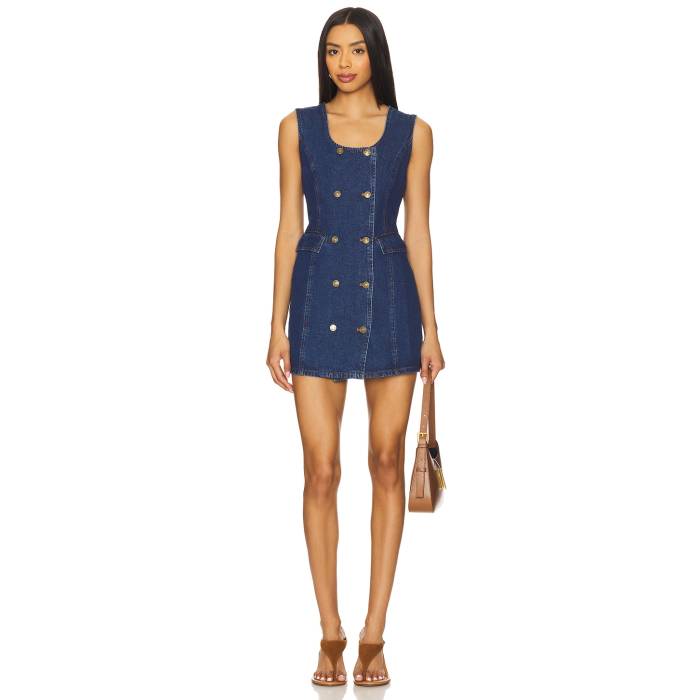 ライオネス Lioness 【 L\u0027esprit Mini Dress Women Indigo 】 お召しもの レディース 藍色・インディゴ