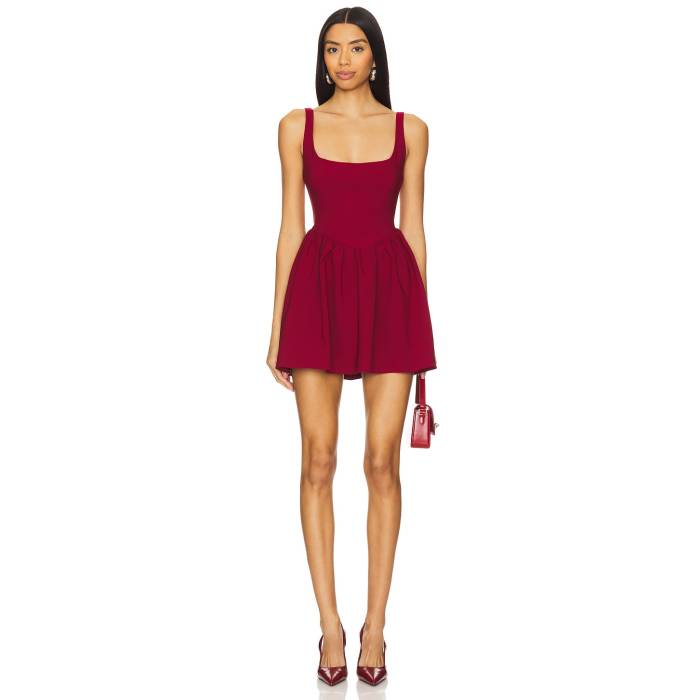 More To Come 【 Lorena Mini Dress Women Oxblood 】 ドレス レディース 赤・オックスブラッド｜スニケス