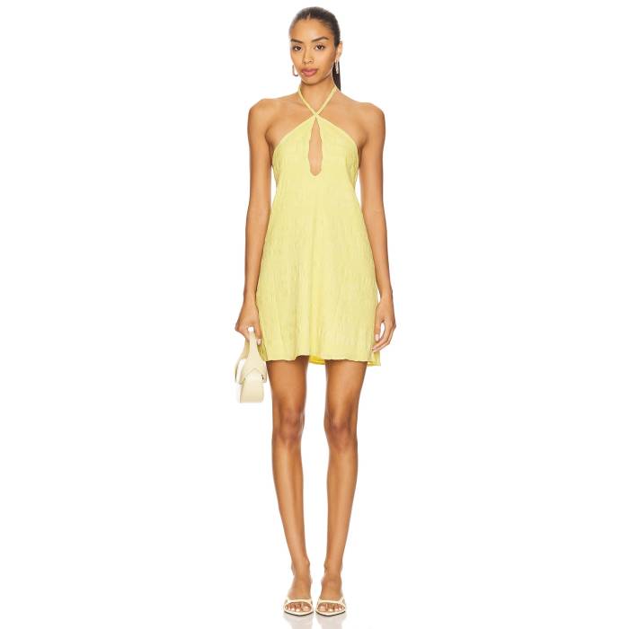 More To Come 【 Kindall Mini Dress Women Yellow 】 ドレス レディース yellow 黄色・イエロー